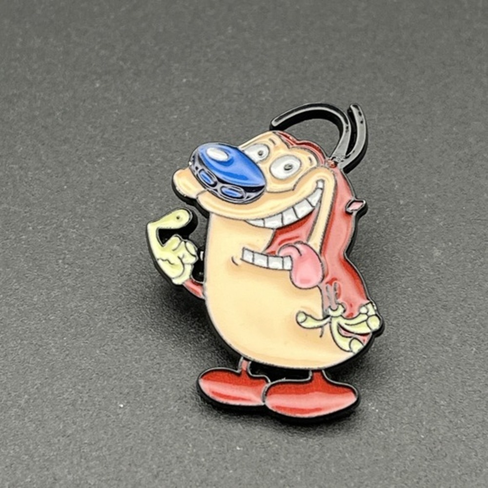 Ren & Stimpy‎ Animation Cartoon Lapel Hat Pin